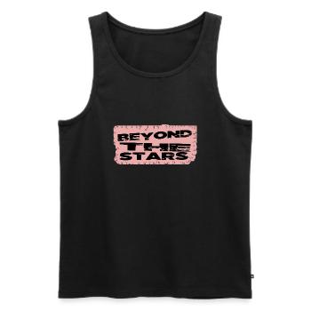 gift quote gastronomic exploration - Männer Premium Bio Tank Top - Schwarz - Vorne - AI Model Male 178 light (178cm)