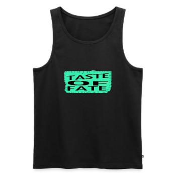 funny destiny unfolding funny sayings bday - Männer Premium Bio Tank Top - Schwarz - Vorne - AI Model Male 178 light (178cm)