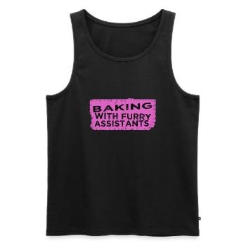 awesome animal habitats baking tips - Men's Premium Organic Tank Top - black - Front - Michal (187cm)