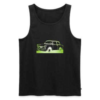  601 Limo Trabi - Männer Premium Bio Tank Top - Schwarz - Vorne - Michal (187cm)