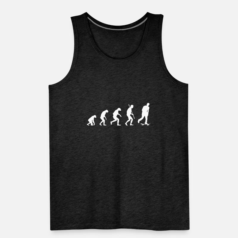 SKATEBOARD EVOLUTION Männer Premium Bio Tank Top