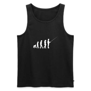 Entwicklung der Fischerei - Männer Premium Bio Tank Top - Schwarz - Vorne - AI Model Male 178 light (178cm)