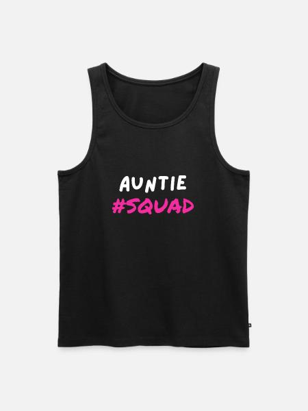 Auntie Squad Aunt - Men's Premium Organic Tank Top - black