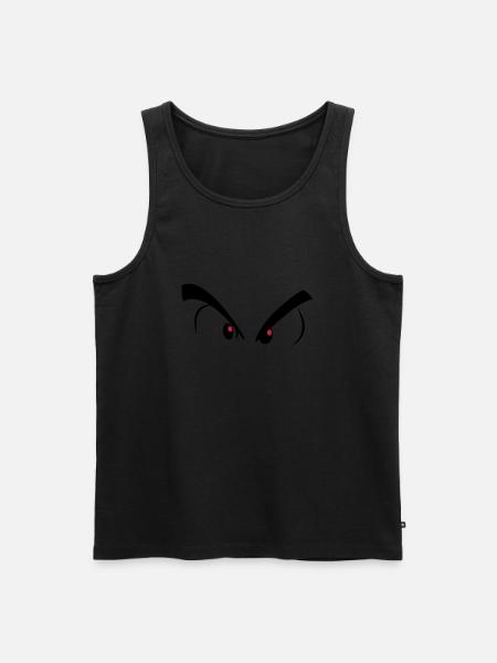 bad eyes - Men's Premium Organic Tank Top - black