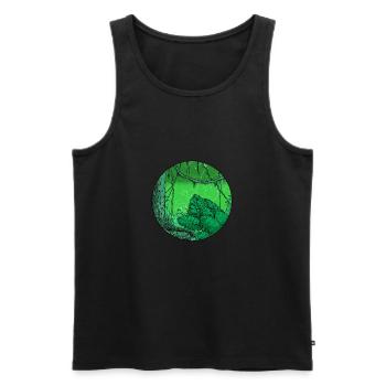 Regenwald Tropen Umweltschutz Natur Klimawandel - Männer Premium Bio Tank Top - Schwarz - Vorne - AI Model Male 178 light (178cm)