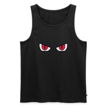 eyes - yeux 4 - Débardeur bio Premium Homme - noir - Devant - Michal (187cm)