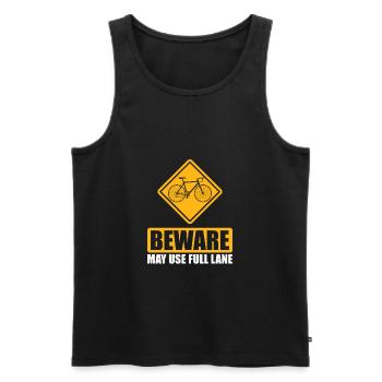 Road Bike Bicycle Road Cyclist Cycling Cyclist - Men's Premium Organic Tank Top - black - Front - Michal (187cm)