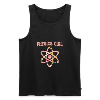 Physik Physiker - Männer Premium Bio Tank Top - Schwarz - Vorne - AI Model Male 178 light (178cm)