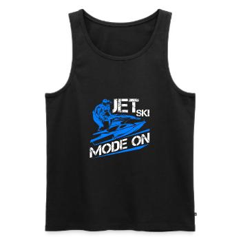 Jetski Jet Ski Motoneige - Débardeur bio Premium Homme - noir - Devant - Michal (187cm)