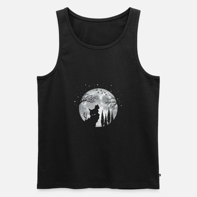 Yorkshire Terrier Hund - Männer Premium Bio Tank Top - Schwarz