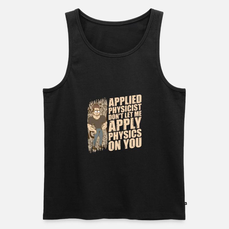 Physik Physiker - Männer Premium Bio Tank Top - Schwarz