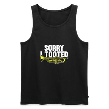 Jazz - Männer Premium Bio Tank Top - Schwarz - Vorne - AI Model Male 178 light (178cm)