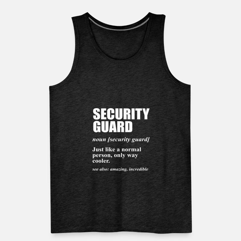 Security Security Guard Security Service Men's Premium Organic Tank Top