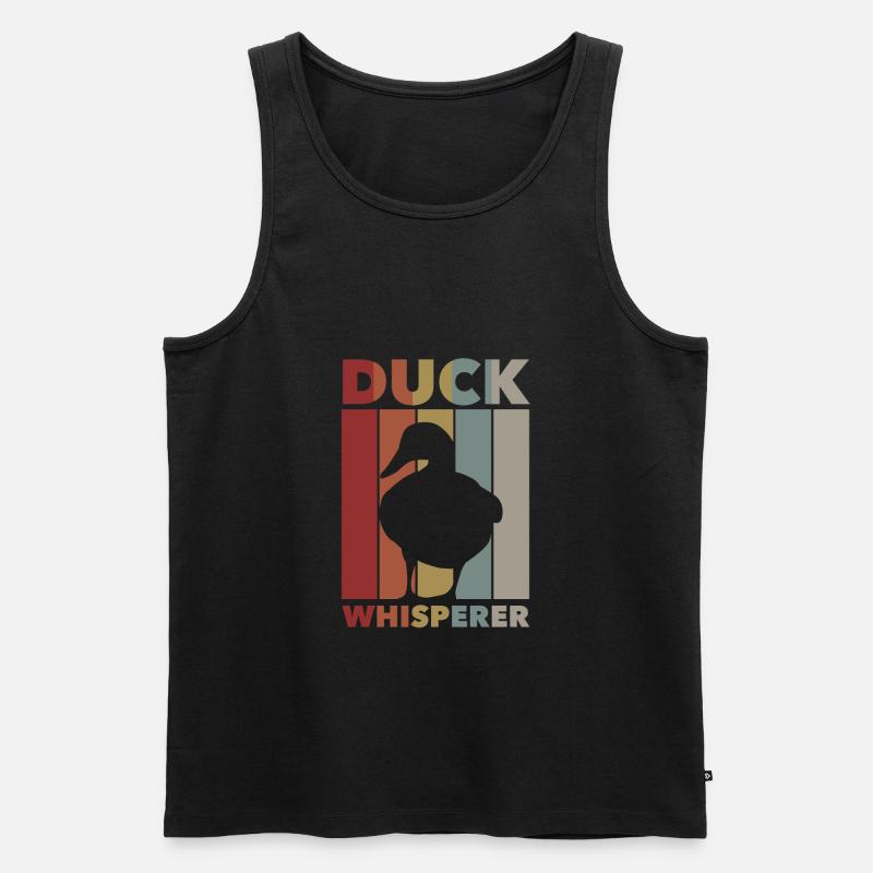 Ente - Männer Premium Bio Tank Top - Schwarz