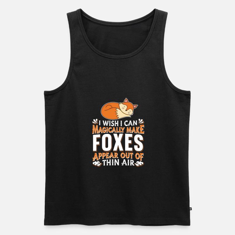 Fuchs - Männer Premium Bio Tank Top - Schwarz