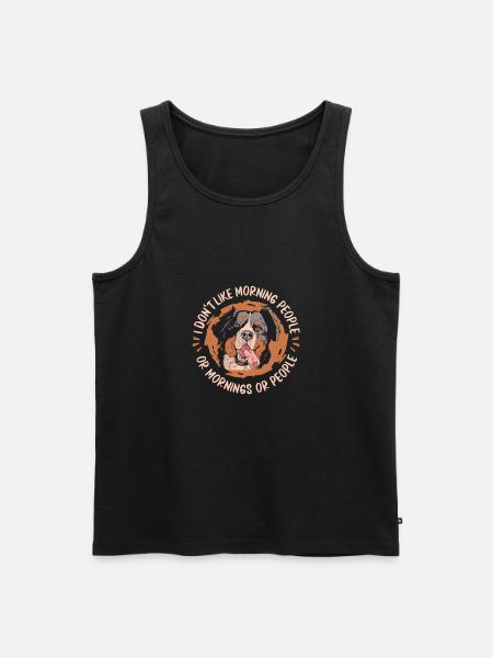Bouvier Bernois Chien - Débardeur bio Premium Homme - noir
