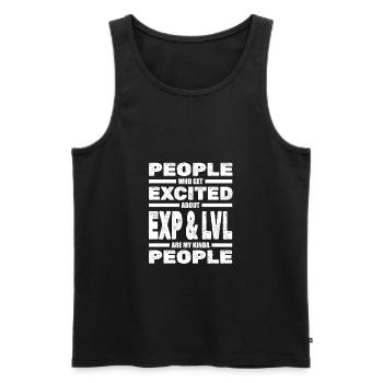 Gamer Gaming Video Games Videospiele - Männer Premium Bio Tank Top - Schwarz - Vorne - AI Model Male 178 light (178cm)