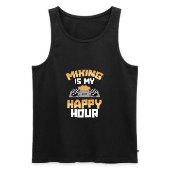 Tontechniker Sound Audio Engineer - Männer Premium Bio Tank Top - Schwarz - Vorne - Michal (187cm)