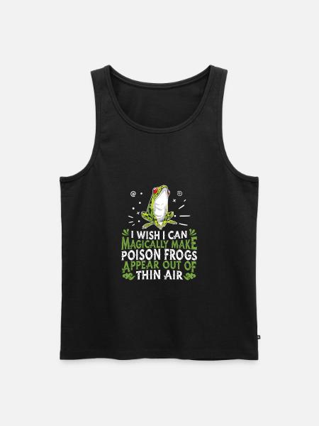Frog Frogs Amphibian - Men's Premium Organic Tank Top - black