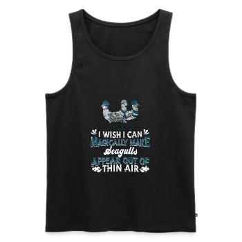 Seagull Seagull - Men's Premium Organic Tank Top - black - Front - AI Model Male 178 light (178cm)