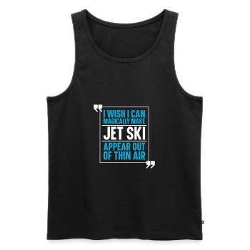 Jetski Jet Ski Motoneige - Débardeur bio Premium Homme - noir - Devant - Michal (187cm)