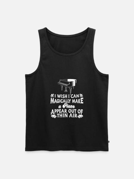Klavier Klaver Pianist - Herre Premium økologisk tanktop - sort