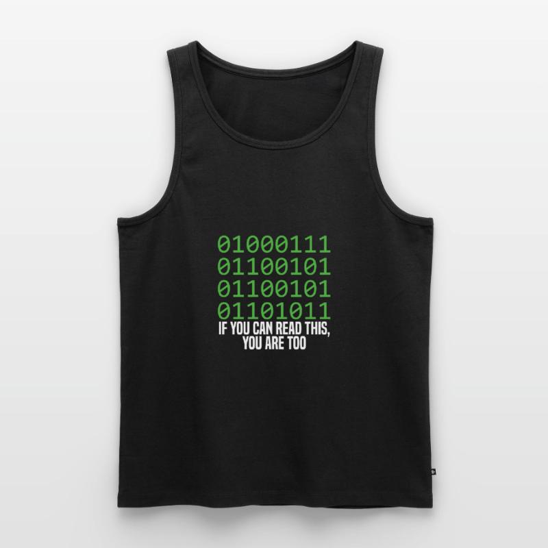 Programmierer Coder Software Entwickler Männer Premium Bio Tank Top