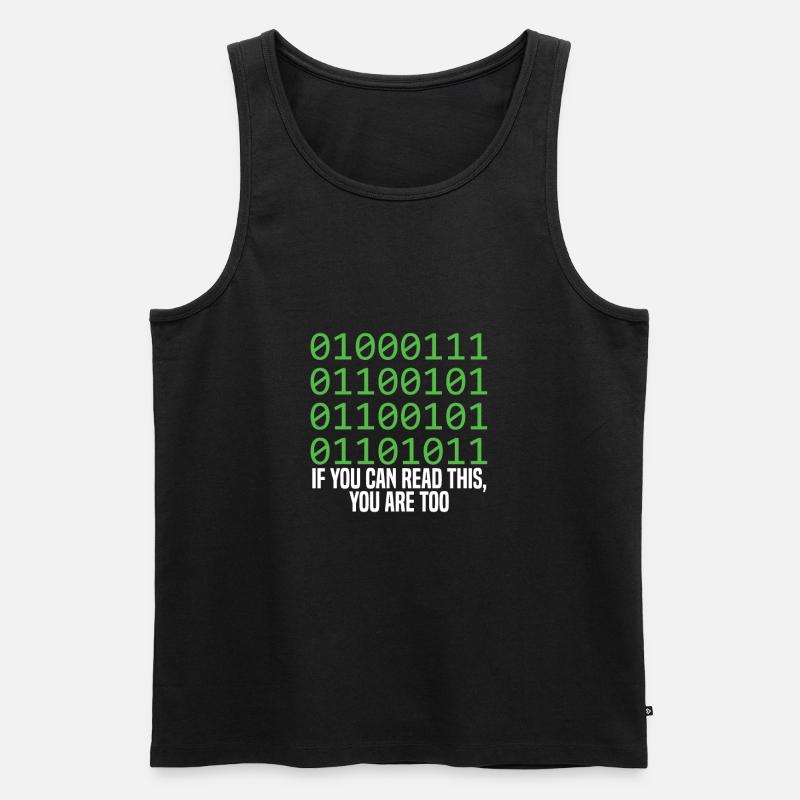 Programmer Coder Software Developer - Men's Premium Organic Tank Top - black
