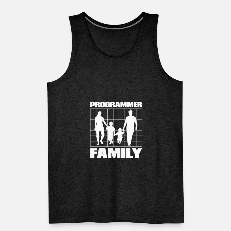 Programmeur Coder Développeur de logiciels Débardeur bio Premium Homme