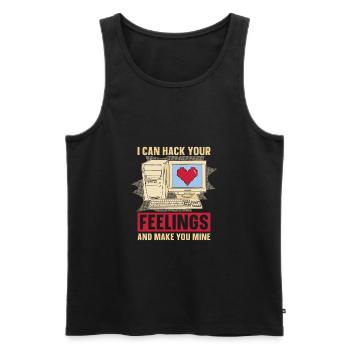 Programmierer Coder Software Entwickler - Männer Premium Bio Tank Top - Schwarz - Vorne - Michal (187cm)