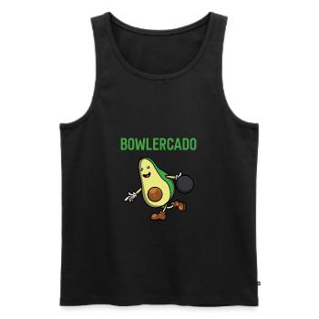 Bowling - Débardeur bio Premium Homme - noir - Devant - Michal (187cm)