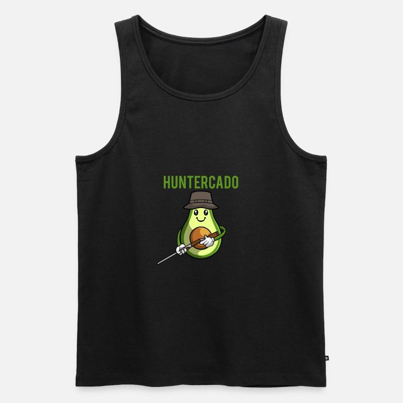 Jäger Jagd Jagen - Männer Premium Bio Tank Top - Schwarz