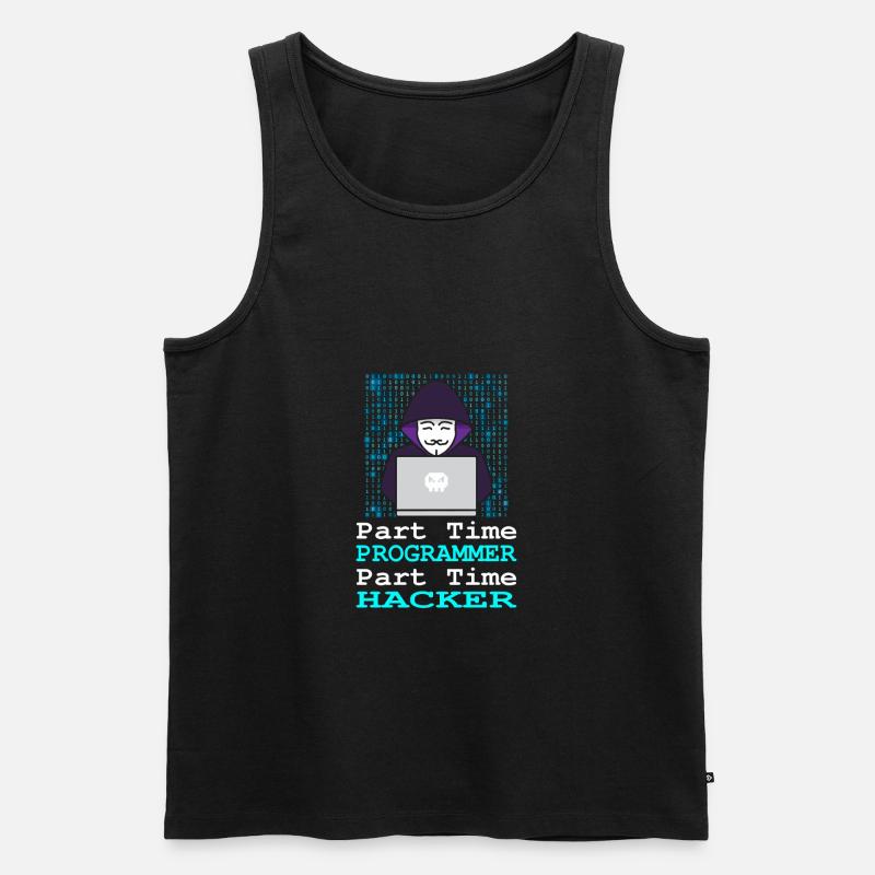 Programmierer Coder Software Entwickler - Männer Premium Bio Tank Top - Schwarz