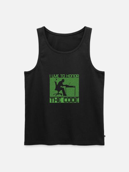 Programmer Coder Software Developer - Men's Premium Organic Tank Top - black