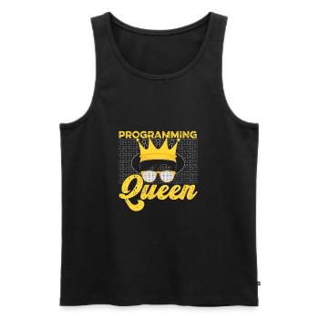 Programmierer Coder Software Entwickler - Männer Premium Bio Tank Top - Schwarz - Vorne - Michal (187cm)