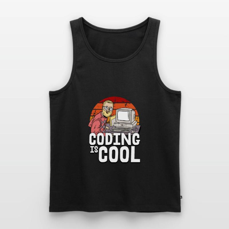 Programmer Coder Software Developer Men's Premium Organic Tank Top