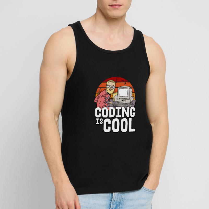 Programmer Coder Software Developer Men's Premium Organic Tank Top