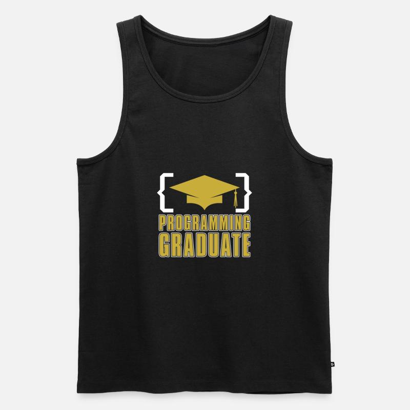 Programmer Coder Software Developer - Men's Premium Organic Tank Top - black