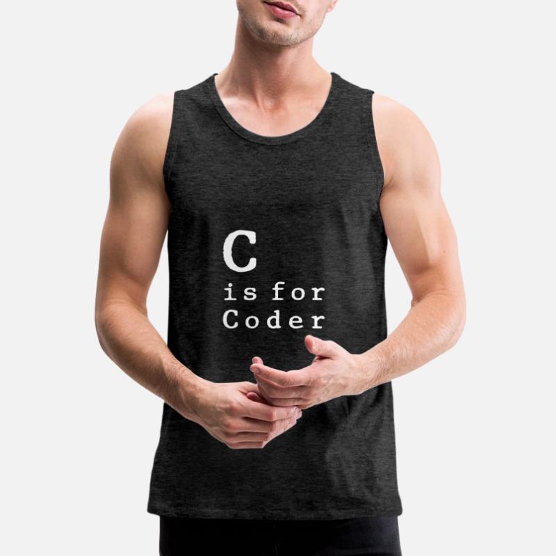 Programmer Coder Software Developer Men's Premium Organic Tank Top