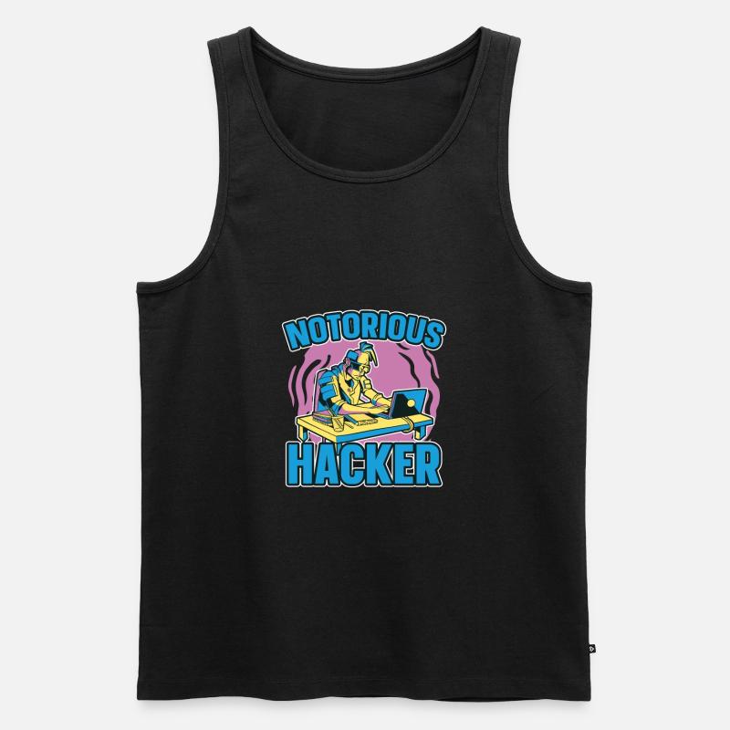 Programmierer Coder Software Entwickler - Männer Premium Bio Tank Top - Schwarz
