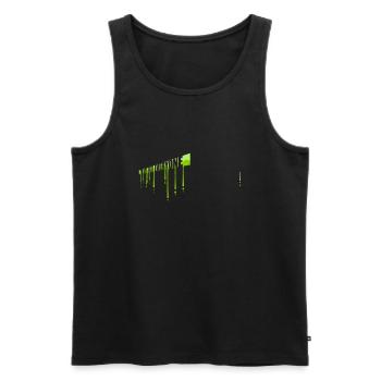 Im not for everyone - Men's Premium Organic Tank Top - black - Front - AI Model Male 178 light (178cm)