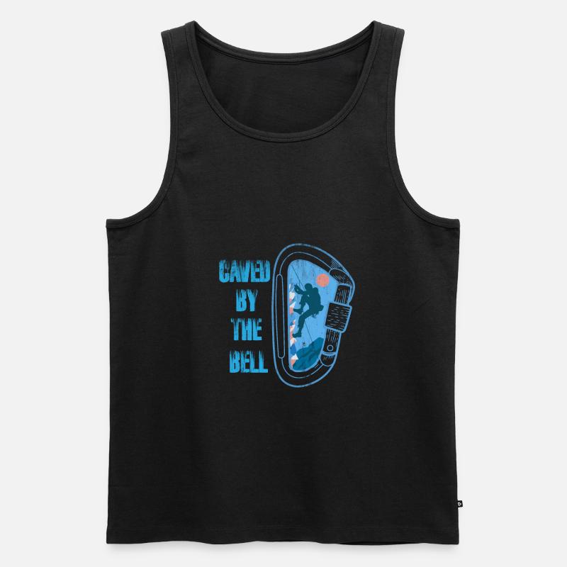 Klettern Bergsport Kletterer - Männer Premium Bio Tank Top - Schwarz