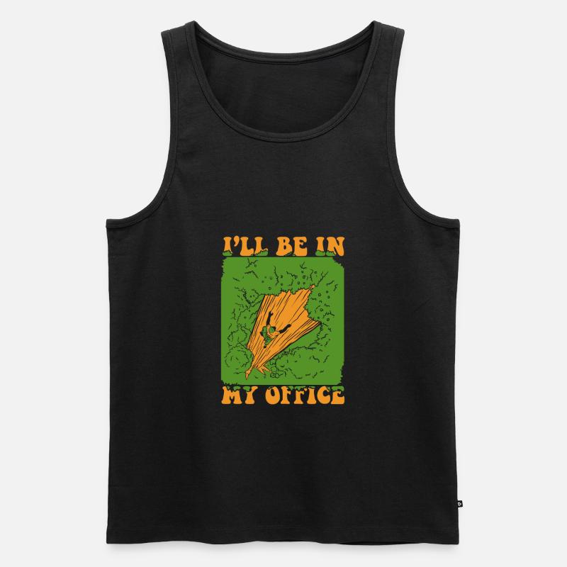 Baumklettern Baumpfleger Arborist Baumkletterer - Männer Premium Bio Tank Top - Schwarz