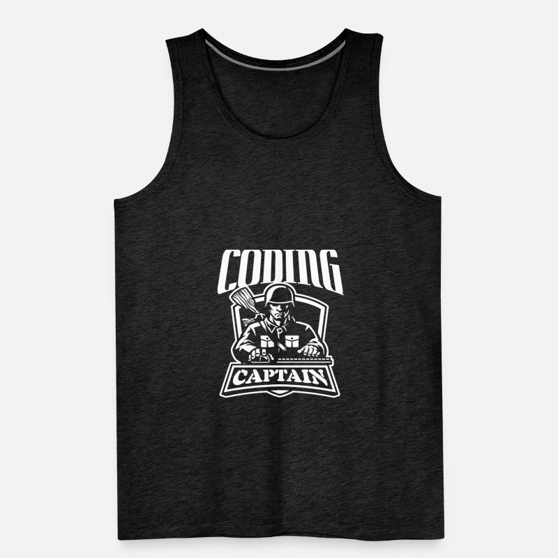 Programmeur Coder Développeur de logiciels Débardeur bio Premium Homme