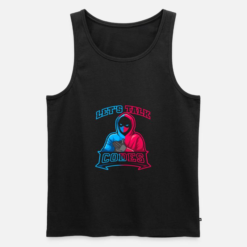 Programmierer Coder Software Entwickler - Männer Premium Bio Tank Top - Schwarz