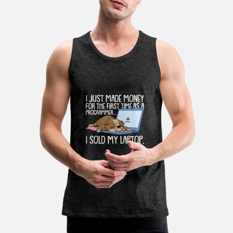Programmierer Coder Software Entwickler Männer Premium Bio Tank Top