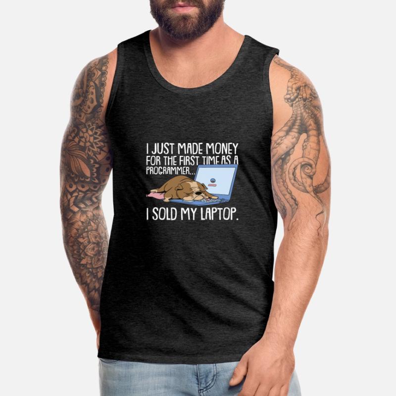 Programmierer Coder Software Entwickler Männer Premium Bio Tank Top