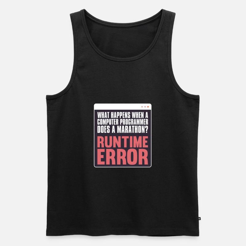 Programmer Coder Software Developer - Men's Premium Organic Tank Top - black