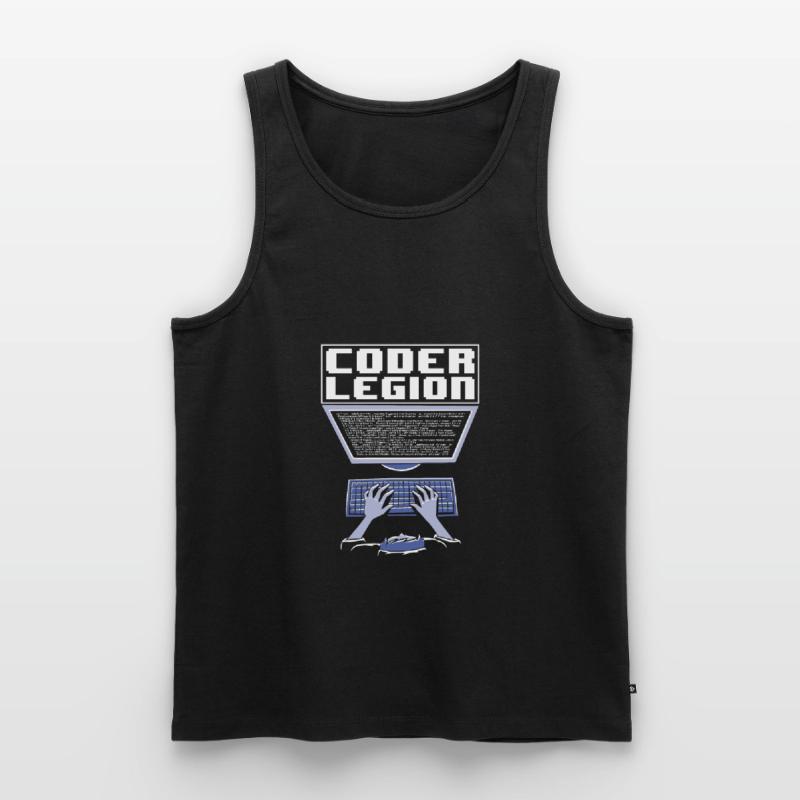 Programmer Coder Software Developer Men's Premium Organic Tank Top