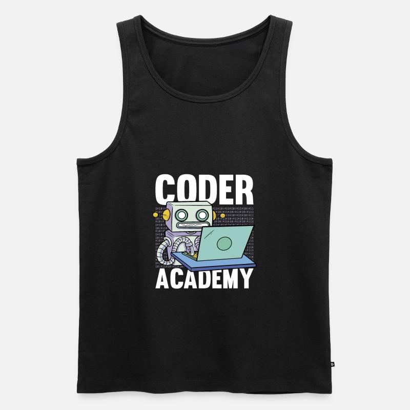 Programmer Coder Software Developer - Men's Premium Organic Tank Top - black